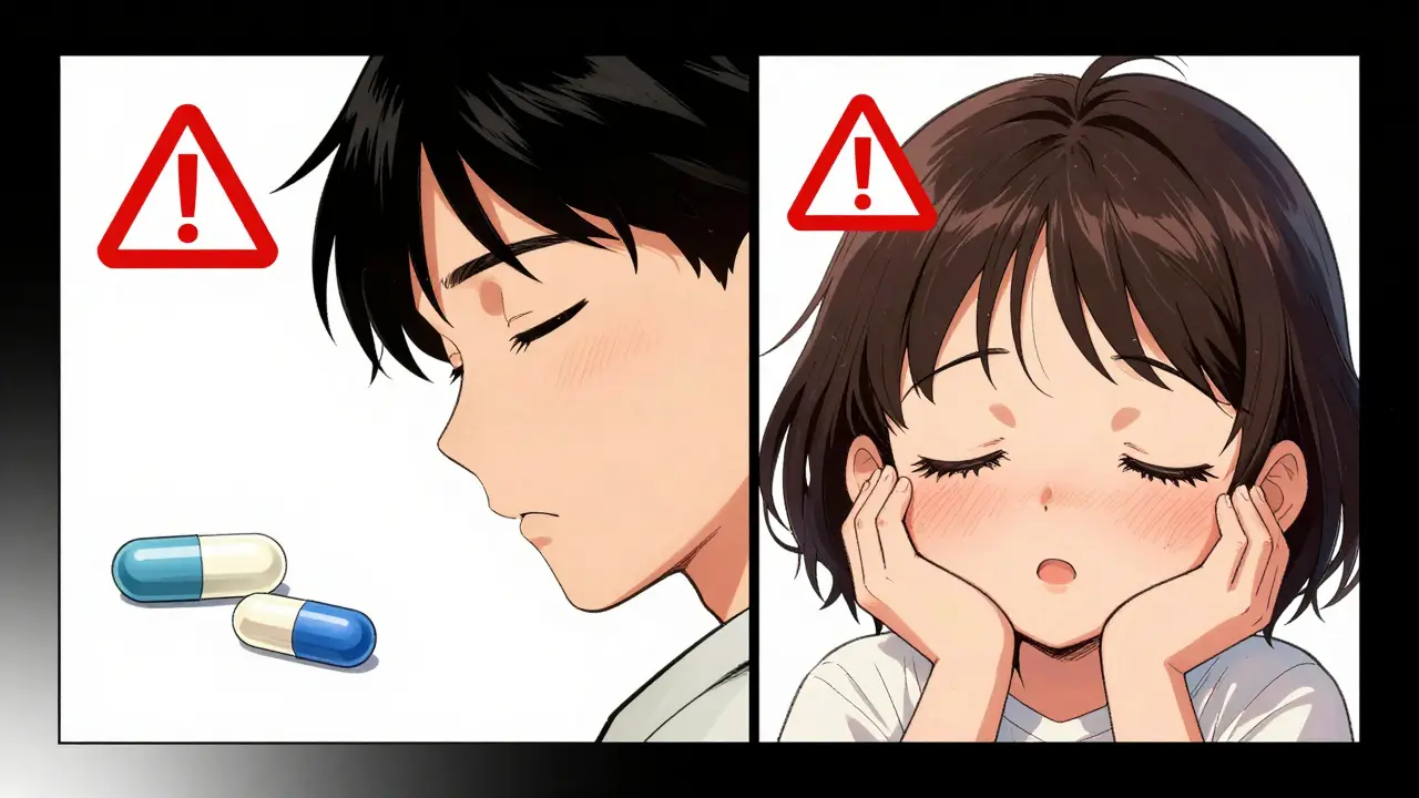 GABA safe with sedatives versus valerian causing drowsiness.